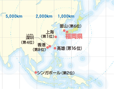 海の交通アクセス 福岡の7つの魅力 福岡県企業立地情報